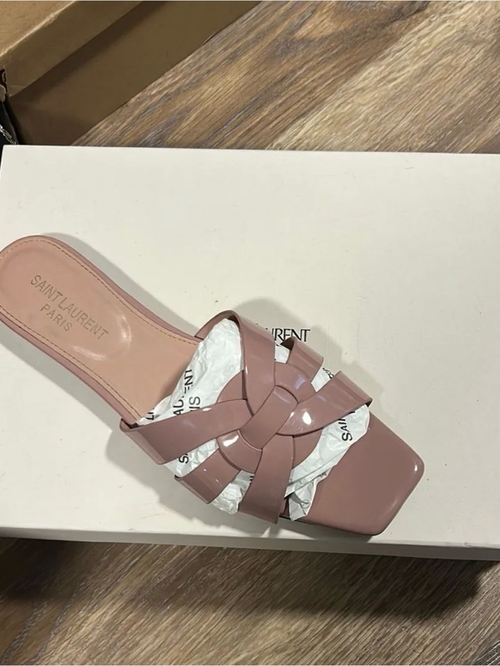 Pink Braided Slide Sandal size 10